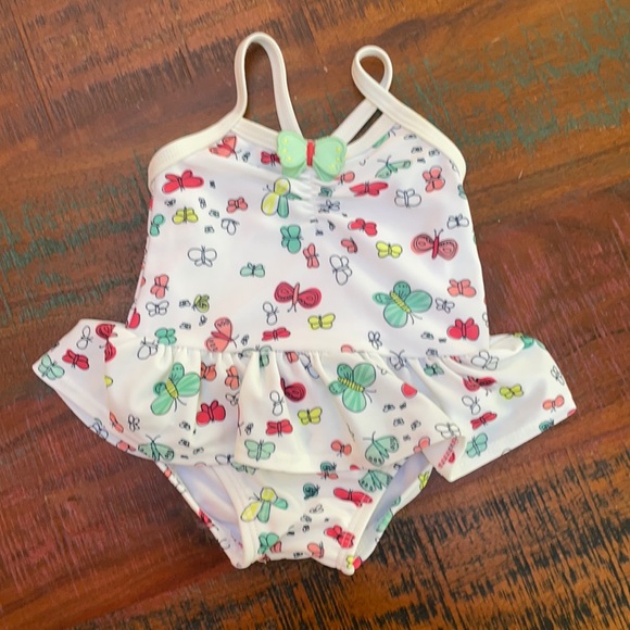 Gymboree Other - Gymboree 0-3months butterfly swimsuit.